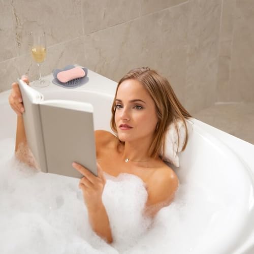 COMNICO 2Pc Silicone Lotus Soap Holder with Drain