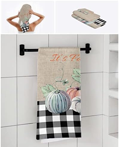 ZOE GARDEN Autumn Fall Thanksgiving Harvest Towel Set 3-Piece