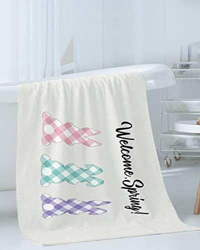 Anzona Easter Welcome Spring Bunny 3 Piece Towel Set