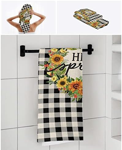 ZOE GARDEN Spring Flower Bathroom Towel Set