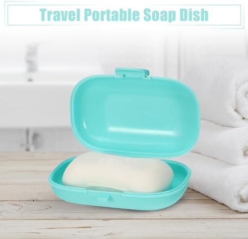 VOCOSTE Travel Soap Dish with Lock Blue