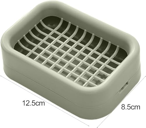 Galepromot Green Bathroom Soap Dish Double Layer