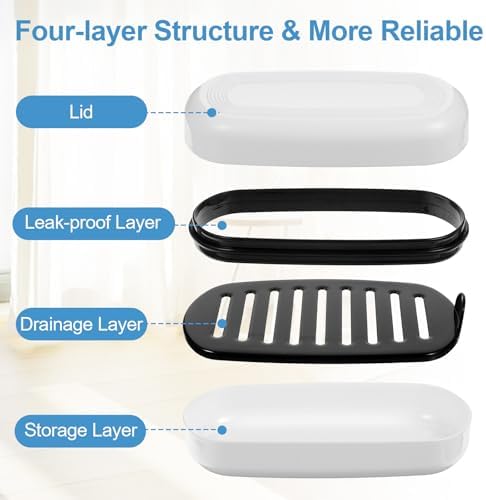Wanmu Travel Soap Container with Leakproof Lid