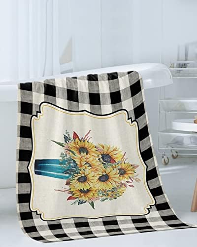 Smile Sunflower 3 Pcs Bath Towel Set 1