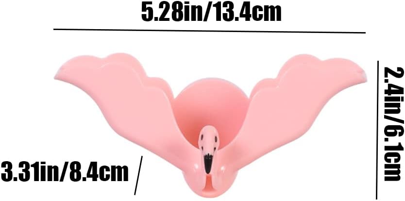 Flamingo Soap Dish Wall Mounted Holder for Home Kitchen Bathroom