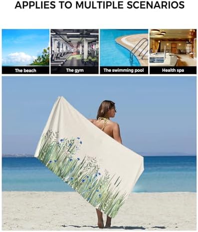 Smile Sunflower Towel Set of 3 - Soft Linen Texture Bath Towels