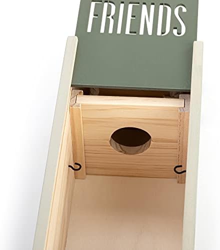 DEMDACO Olive Green Candle Lantern with Friends Quote