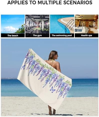 Smile Sunflower 3 Pcs Bath Towel Set - Soft Retro Floral Linen Towels