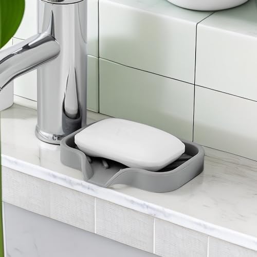 Lamphle Drain Mat Silicone Anti-Skid Sink Organizer