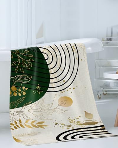 Smile Sunflower 3-Piece Towel Set - Boho Beige Linen