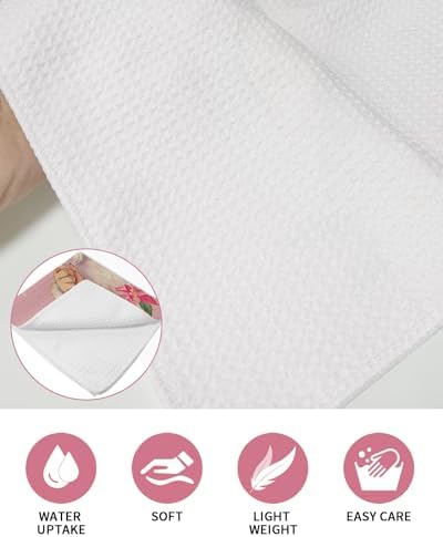 Falaniique Christmas Waffle Towel Set of 2
