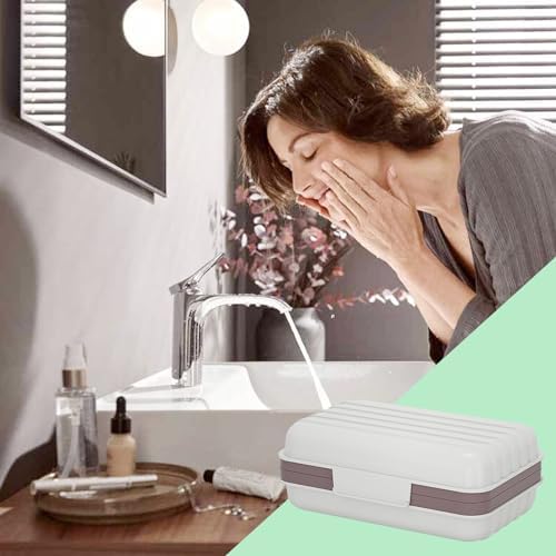 BILIKEYU Leakproof Travel Soap Dish with Lid