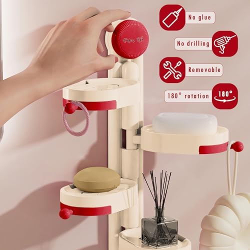 Dayinkes Suction Cup Soap Dish for Shower Wall 1