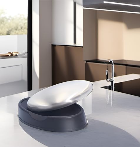 Ropto Stainless Steel Soap Bar - Odor Eliminator for Hands