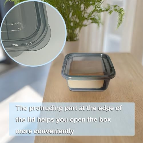 Vonpri Travel Soap Case Transparent Black 1Pc