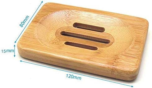 AKOAK Natural Bamboo Soap Dish Holder 1