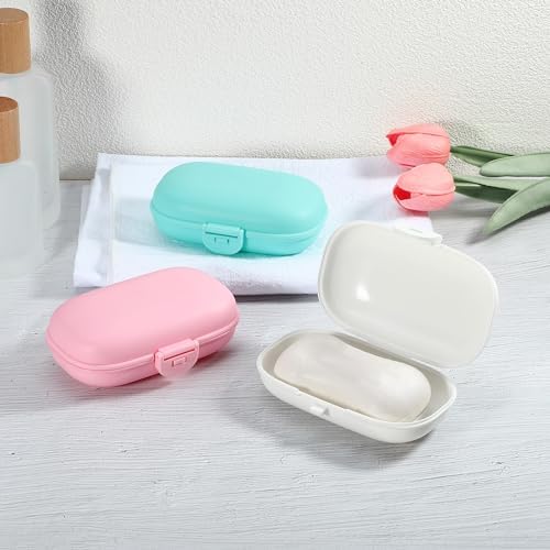 VOCOSTE Travel Soap Dish with Lock Blue