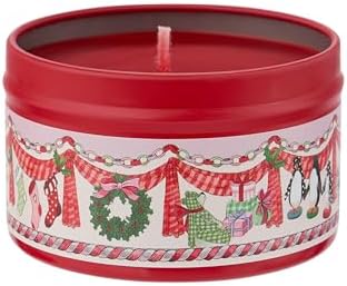 Cath Kidston Festive Tin Candle 100g Red Berry Cedar 1
