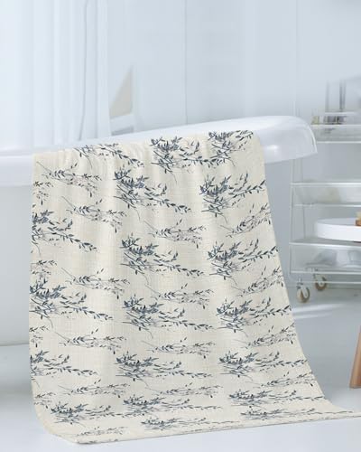Smile Sunflower 3-Pack Bath Towels Set with Floral Design