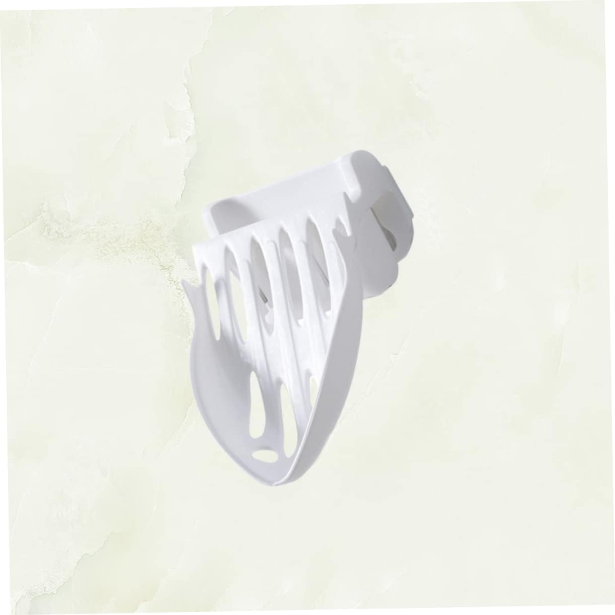 Luxshiny Wall-Mounted Soap Holder with Toothbrush Space