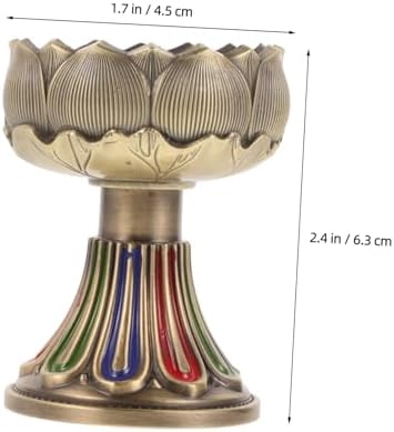 NULYLU Buddhist Style Lotus Candle Holder