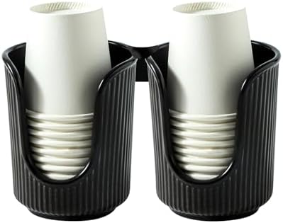 Compact Plastic Cup Holder for Bathroom Vanity