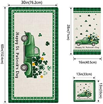 ZOE GARDEN St Patricks Truck Towel Set 1