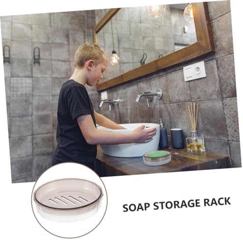 Mobestech 1Pc Creative Soap Draining Dish with Style for Bathroom Storage