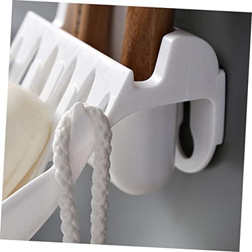FONDOTIN Wall-Mounted Soap Dish with Drainage and Toothbrush Holder