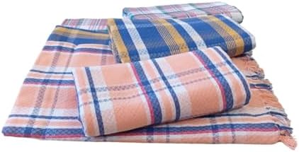 Edenwald Indian Handloom Cotton Towels Set of 6