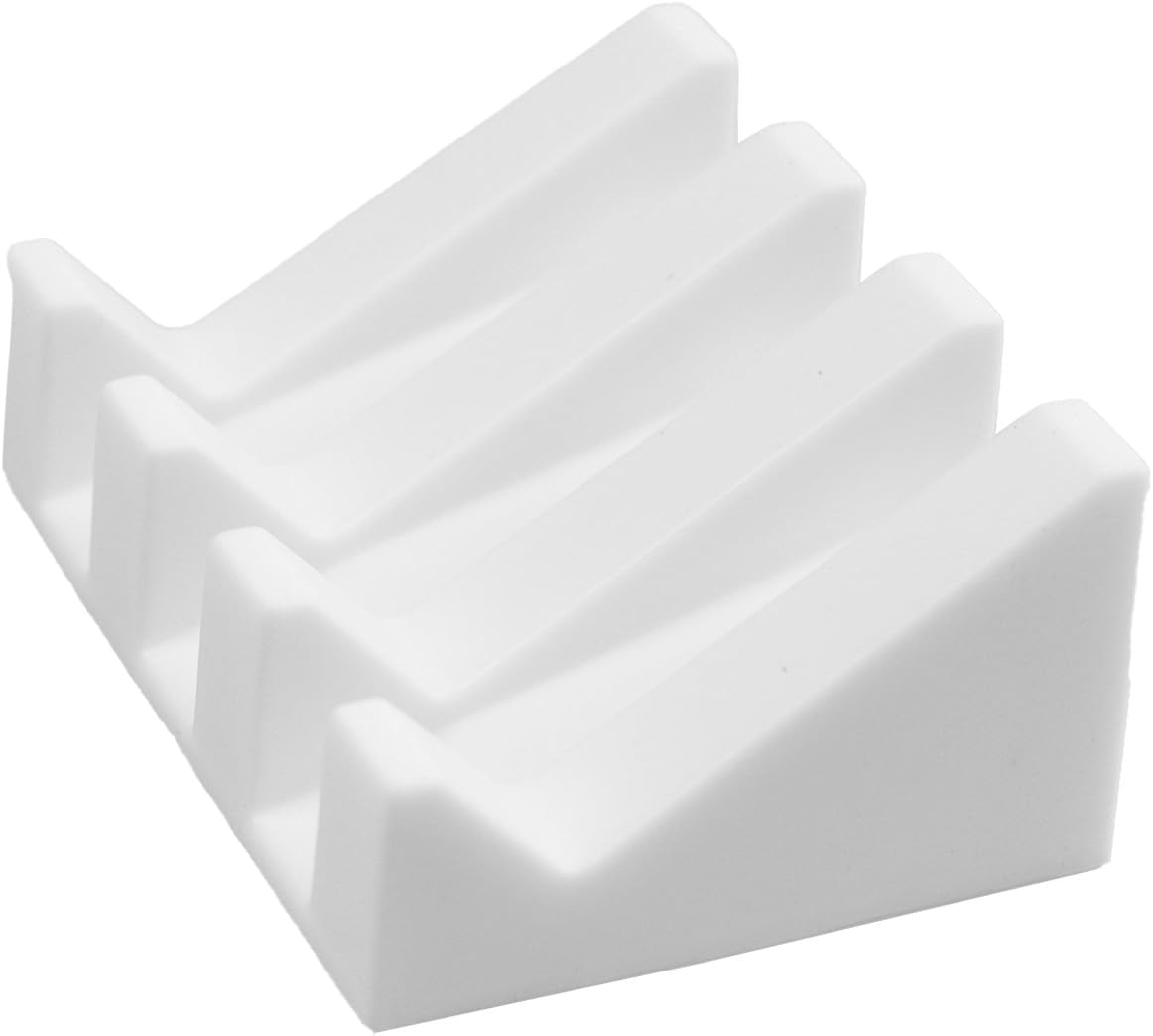 1Pcs White Silicone Soap Holder for Shower and Kitchen 1