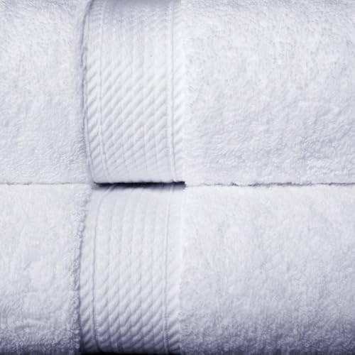Superior Egyptian Cotton Pile 6-Piece Towel Set - White