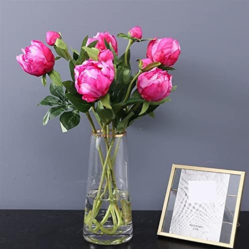 GaRcan Artificial Silk Peony Bouquet for Wedding Home Decor