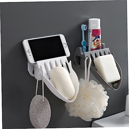 BUGUUYO Wall-Mounted Soap Holder with Drain