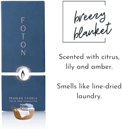 Foton Pearled Candle 18 Oz - Luxury Long Lasting Powder Candles
