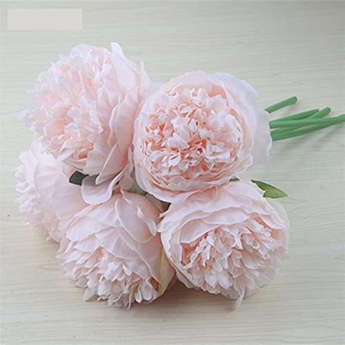GaRcan Artificial Flowers with Pots 5pcs Display Set