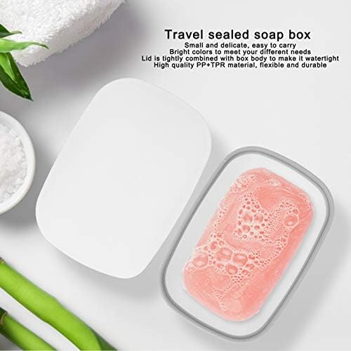 Gsycle Soap Holder with Lid for Home Travel Camping