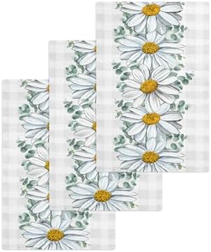 Falaniique Waffle Towel Set of 3 Super Absorbent Quick Dry