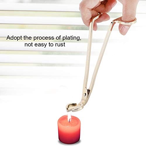 Beufee Gold Candle Wick Trimmer with Debris Tray
