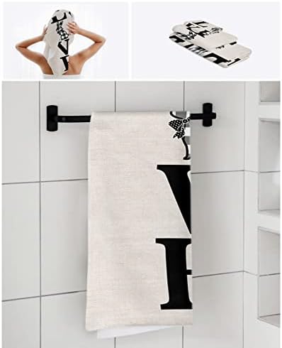 Anzona Easter Love Plaid Bunny 3-Piece Towel Set 1