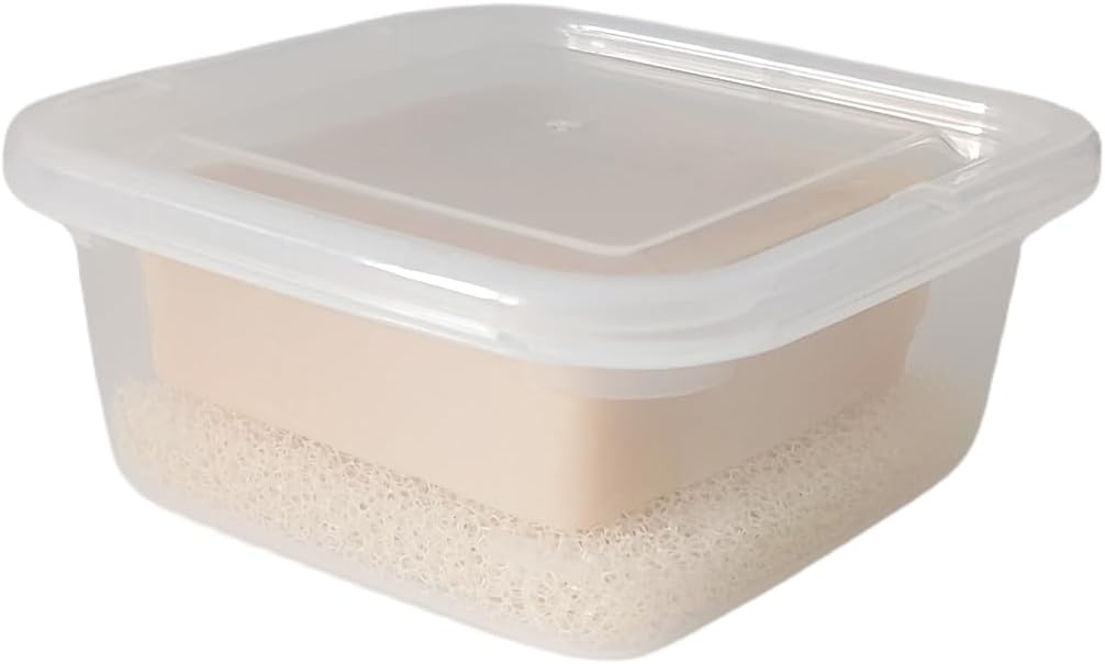 Vonpri Clear Square Soap Holder for Dr Squatch