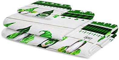 ZOE GARDEN Green Shamrock Towel Set with 3 Pieces