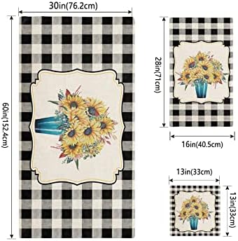 Smile Sunflower 3 Pcs Bath Towel Set 1