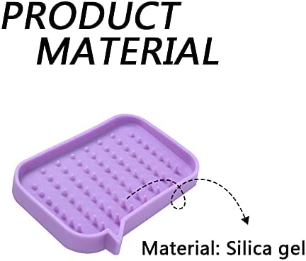 WonMaiDangGX Silicone Soap Holder for Bathroom and Kitchen