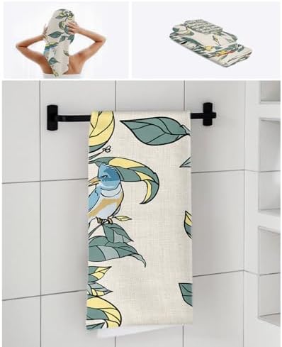 Smile Sunflower 3 Pcs Bath Towel Set Soft Linen Texture