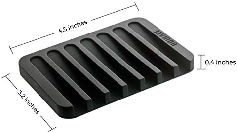 COLIBROX Silicone Soap Tray Holder Dish 1
