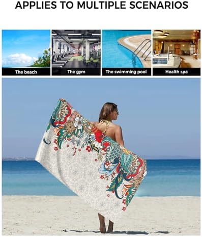 Smile Sunflower 3 Pcs Bath Towel Set - Boho Floral Linen Towels