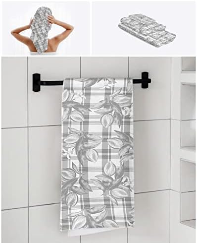 ZOE GARDEN Lemon Microfiber Towel Set