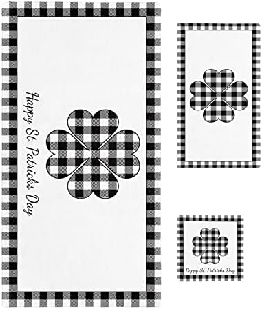 ZOE GARDEN Buffalo Plaid Check Towel Set
