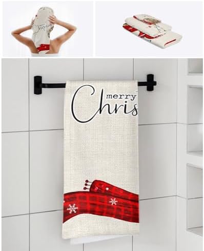 Merry Christmas Animal Towel Set of 3